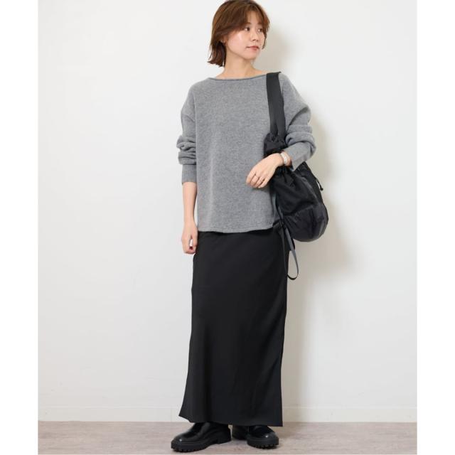 ジャーナルスタンダード レリューム（JOURNAL STANDARD relume）/《追加2》サテンナロースカート