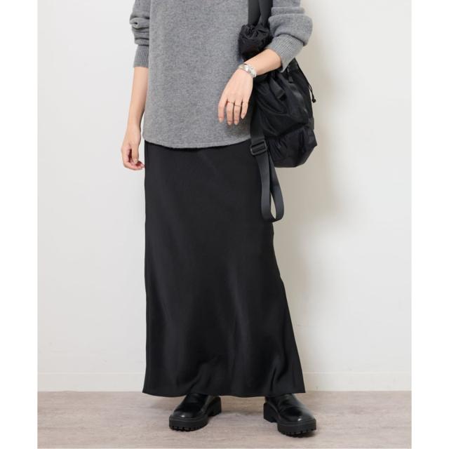 ジャーナルスタンダード レリューム（JOURNAL STANDARD relume）/《追加2》サテンナロースカート