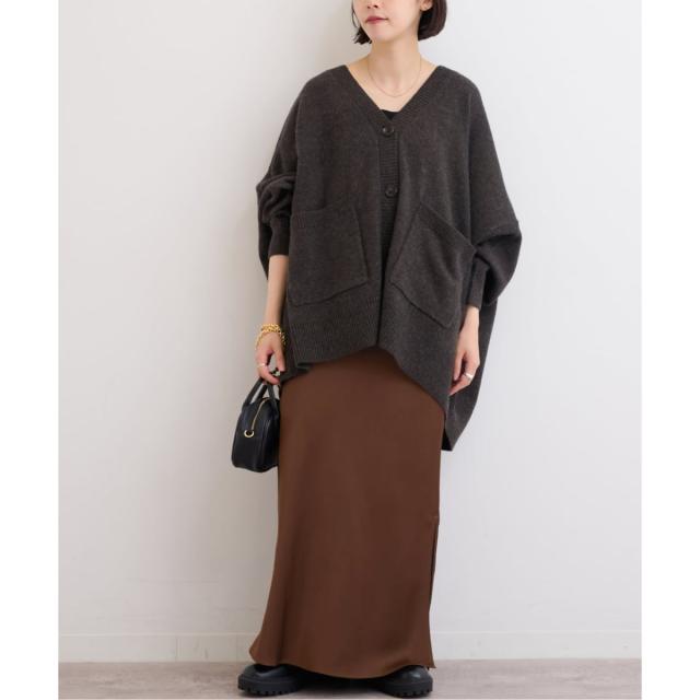 ジャーナルスタンダード レリューム（JOURNAL STANDARD relume）/《追加2》サテンナロースカート