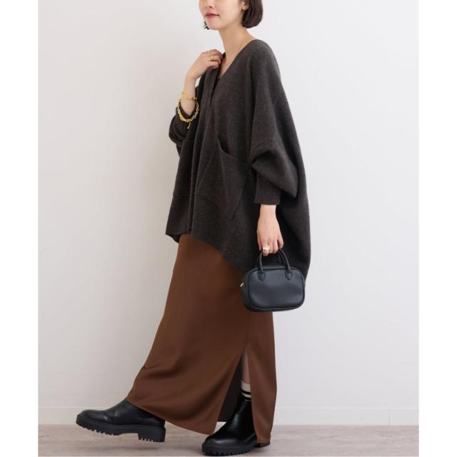 ジャーナルスタンダード レリューム（JOURNAL STANDARD relume）/《追加2》サテンナロースカート