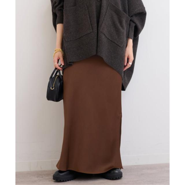 ジャーナルスタンダード レリューム（JOURNAL STANDARD relume）/《追加2》サテンナロースカート