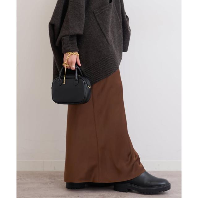 ジャーナルスタンダード レリューム（JOURNAL STANDARD relume）/《追加2》サテンナロースカート