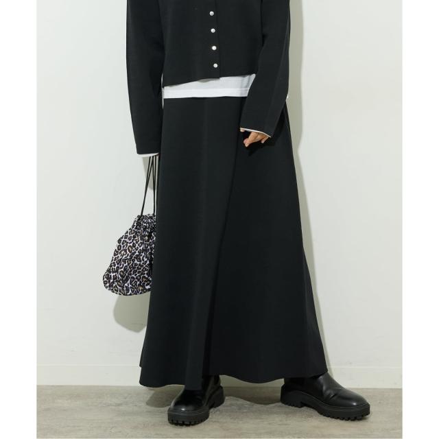 ジャーナルスタンダード レリューム（JOURNAL STANDARD relume）/《追加》ウォッシャブルダブルフェイスフレアスカート