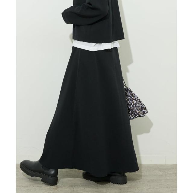 ジャーナルスタンダード レリューム（JOURNAL STANDARD relume）/《追加》ウォッシャブルダブルフェイスフレアスカート