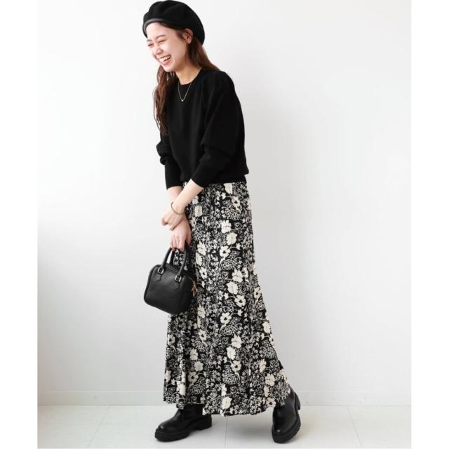 ジャーナルスタンダード レリューム（JOURNAL STANDARD relume）/《WEB限定追加》レトロフラワープリントマーメイドスカート