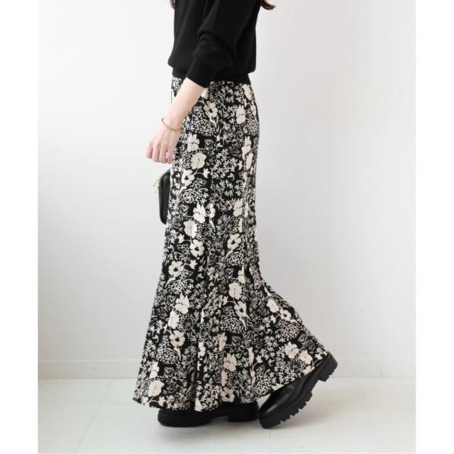 ジャーナルスタンダード レリューム（JOURNAL STANDARD relume）/《WEB限定追加》レトロフラワープリントマーメイドスカート