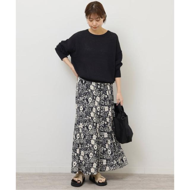 ジャーナルスタンダード レリューム（JOURNAL STANDARD relume）/《WEB限定追加》レトロフラワープリントマーメイドスカート