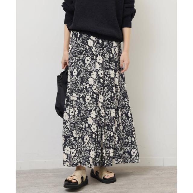 ジャーナルスタンダード レリューム（JOURNAL STANDARD relume）/《WEB限定追加》レトロフラワープリントマーメイドスカート