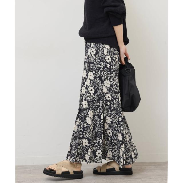 ジャーナルスタンダード レリューム（JOURNAL STANDARD relume）/《WEB限定追加》レトロフラワープリントマーメイドスカート