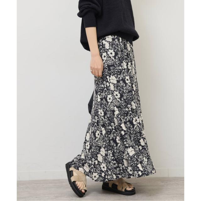 ジャーナルスタンダード レリューム（JOURNAL STANDARD relume）/《WEB限定追加》レトロフラワープリントマーメイドスカート