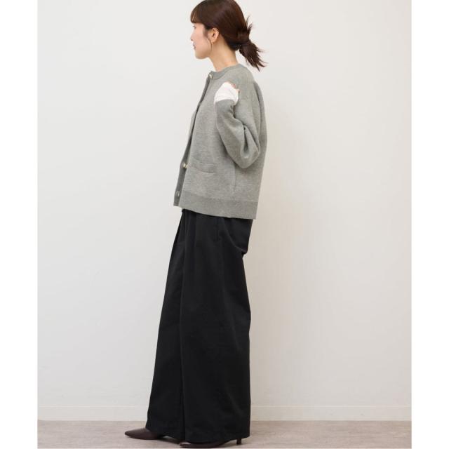 ジャーナルスタンダード レリューム（JOURNAL STANDARD relume）/《追加予約》ダブルニットメタルボタンカーディガン