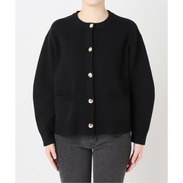 ジャーナルスタンダード レリューム（JOURNAL STANDARD relume）/《追加予約》ダブルニットメタルボタンカーディガン