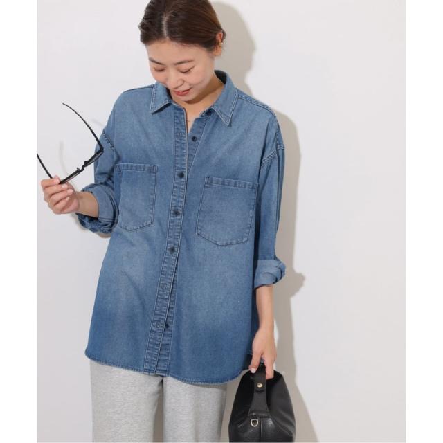 ジャーナルスタンダード レリューム（JOURNAL STANDARD relume）/《WEB限定追加》デニムオーバーサイズシャツ