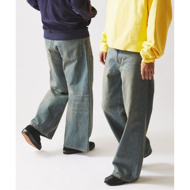 ジャーナルスタンダード レリューム（JOURNAL STANDARD relume）/《予約》スモーキーデニム スーパーワイド エンジニアド パンツ