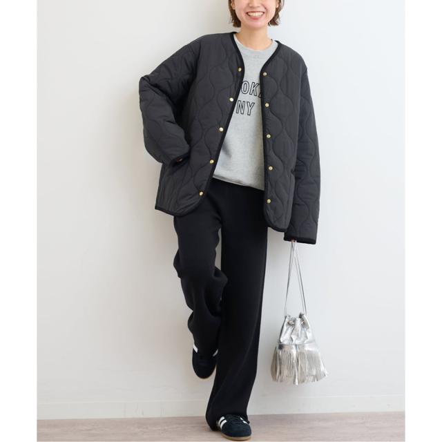 ジャーナルスタンダード レリューム（JOURNAL STANDARD relume）/《追加予約2》コクーンキルティングブルゾン