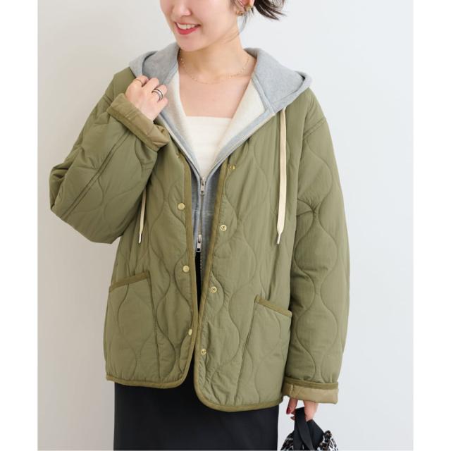 ジャーナルスタンダード レリューム（JOURNAL STANDARD relume）/《追加予約2》コクーンキルティングブルゾン