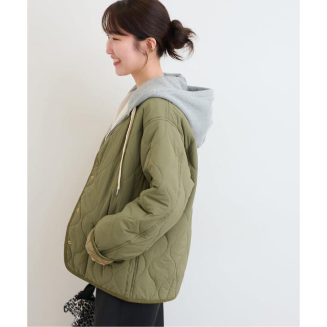 ジャーナルスタンダード レリューム（JOURNAL STANDARD relume）/《追加予約2》コクーンキルティングブルゾン