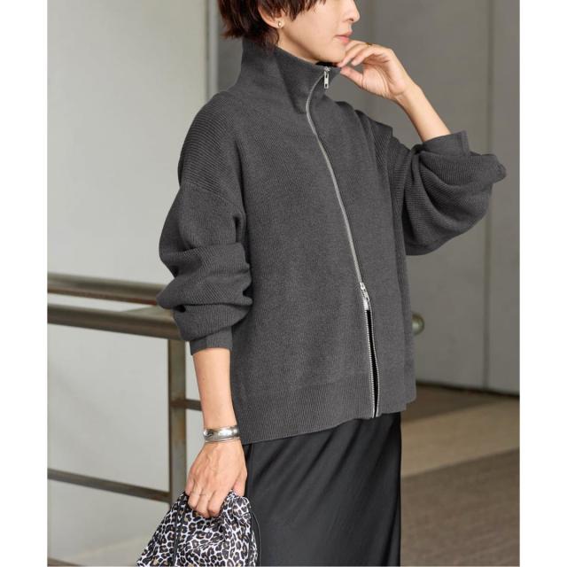 ジャーナルスタンダード レリューム（JOURNAL STANDARD relume）/《追加3》ダブルジップニットカーディガン