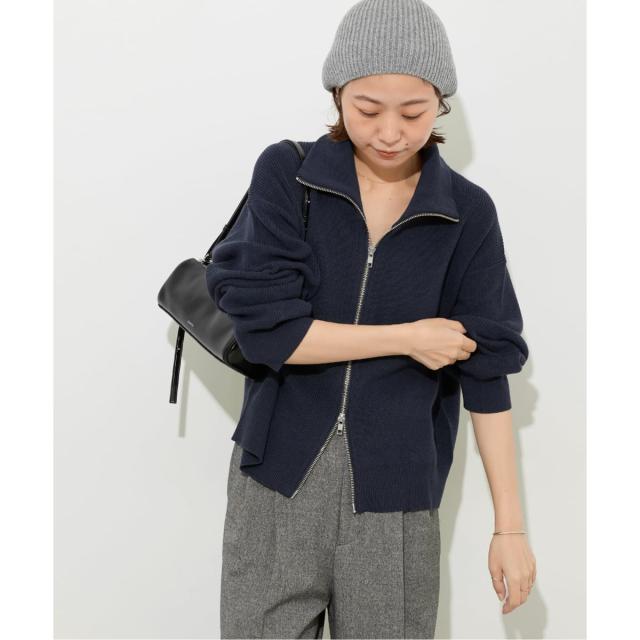 ジャーナルスタンダード レリューム（JOURNAL STANDARD relume）/《追加3》ダブルジップニットカーディガン