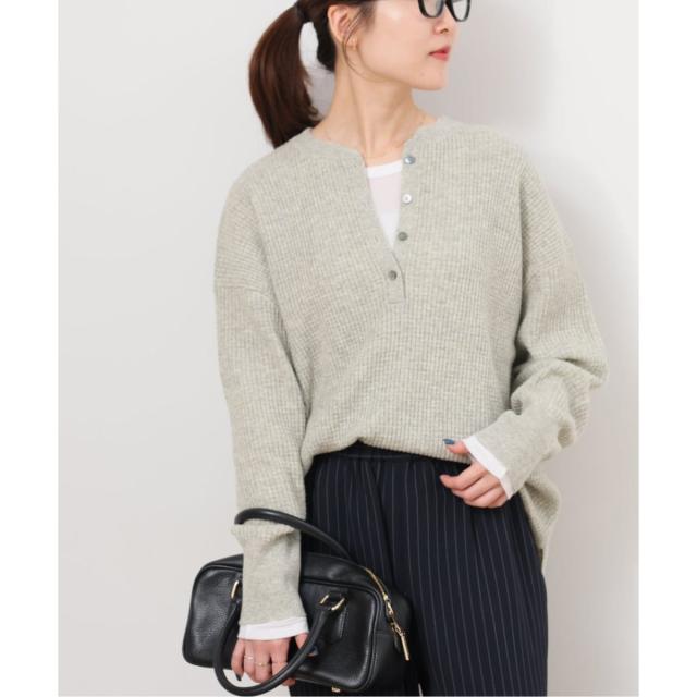 ジャーナルスタンダード レリューム（JOURNAL STANDARD relume）/ウォッシャブルウールヘンリープルオーバー