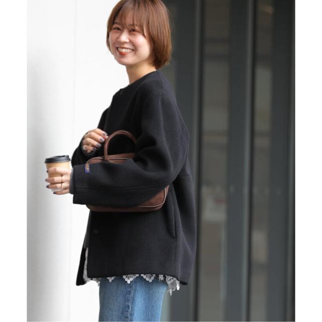 ジャーナルスタンダード レリューム（JOURNAL STANDARD relume）/《追加3》スーパーファインビーバークルーネックコート