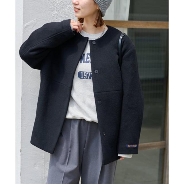 ジャーナルスタンダード レリューム（JOURNAL STANDARD relume）/《追加3》スーパーファインビーバークルーネックコート