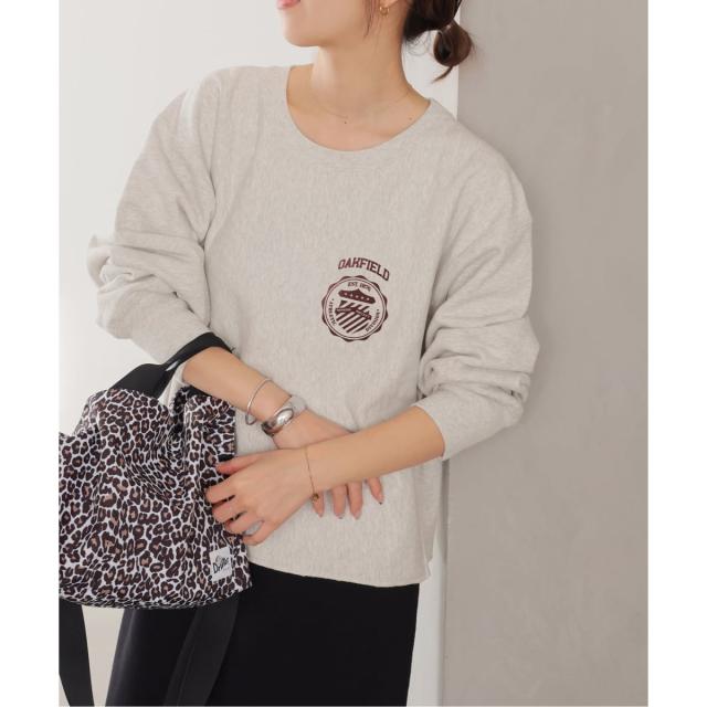 ジャーナルスタンダード レリューム（JOURNAL STANDARD relume）/《予約》［26SS新作］クロップドフロッキーロゴスウェット