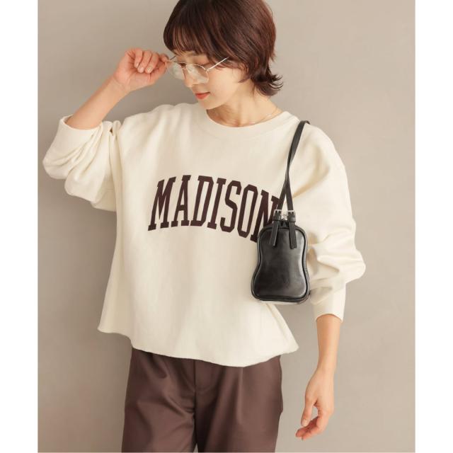 ジャーナルスタンダード レリューム（JOURNAL STANDARD relume）/《予約》［26SS新作］クロップドフロッキーロゴスウェット