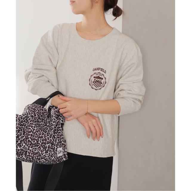 ジャーナルスタンダード レリューム（JOURNAL STANDARD relume）/《予約》［26SS新作］クロップドフロッキーロゴスウェット