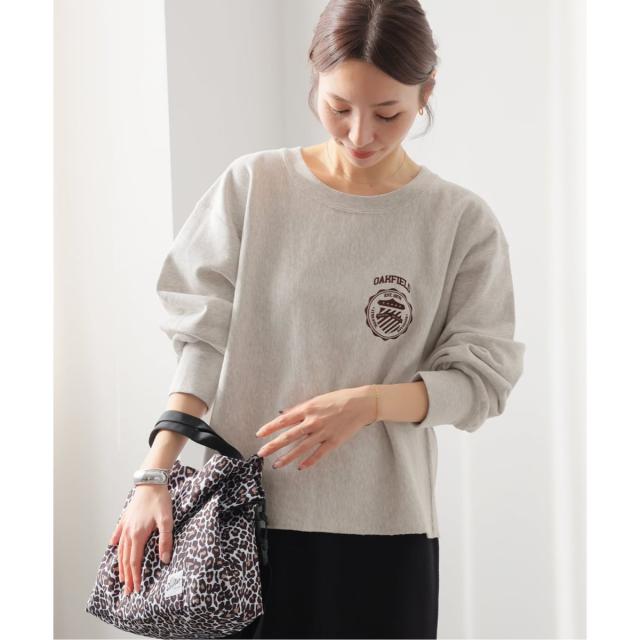 ジャーナルスタンダード レリューム（JOURNAL STANDARD relume）/《予約》［26SS新作］クロップドフロッキーロゴスウェット