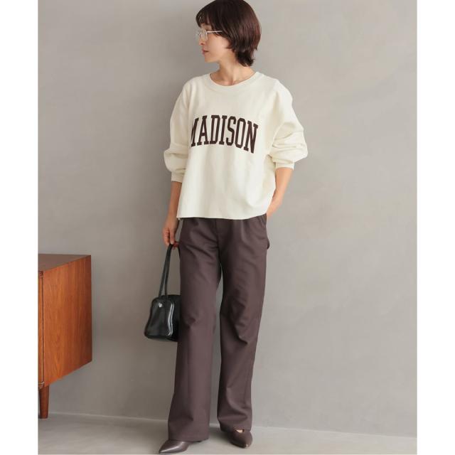 ジャーナルスタンダード レリューム（JOURNAL STANDARD relume）/《予約》［26SS新作］クロップドフロッキーロゴスウェット