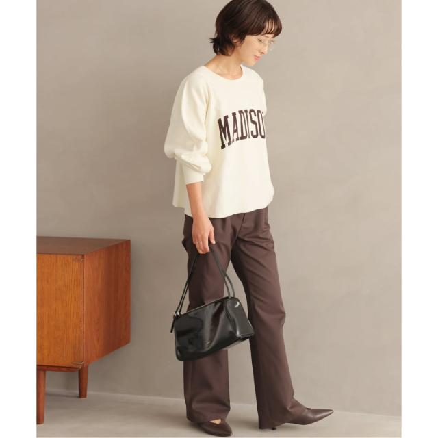 ジャーナルスタンダード レリューム（JOURNAL STANDARD relume）/《予約》［26SS新作］クロップドフロッキーロゴスウェット