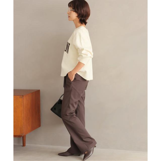 ジャーナルスタンダード レリューム（JOURNAL STANDARD relume）/《予約》［26SS新作］クロップドフロッキーロゴスウェット