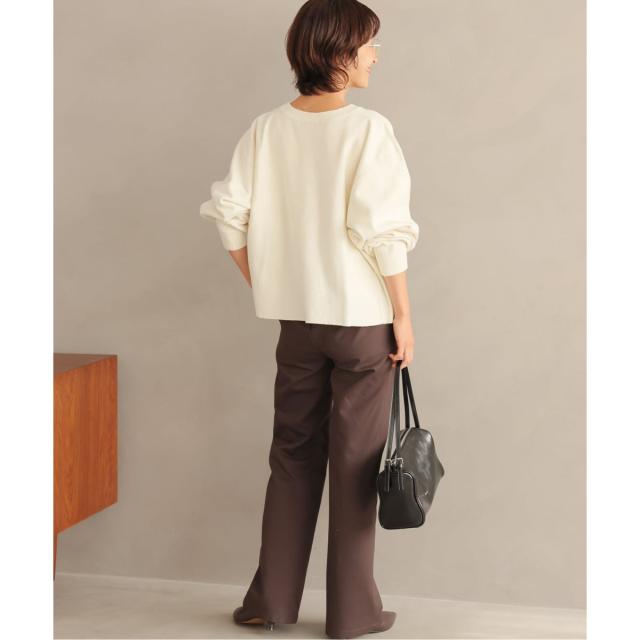 ジャーナルスタンダード レリューム（JOURNAL STANDARD relume）/《予約》［26SS新作］クロップドフロッキーロゴスウェット