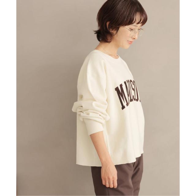 ジャーナルスタンダード レリューム（JOURNAL STANDARD relume）/《予約》［26SS新作］クロップドフロッキーロゴスウェット