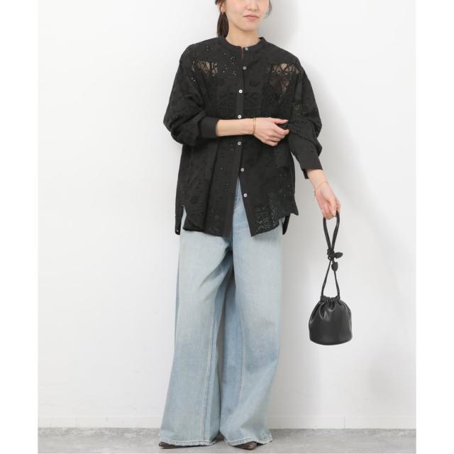 ジャーナルスタンダード レリューム（JOURNAL STANDARD relume）/《追加予約》パッチワークレースシャツ