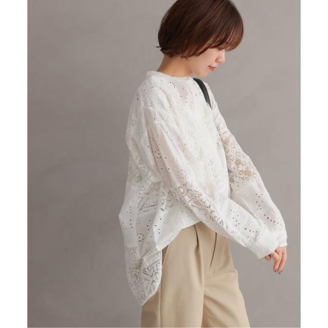 ジャーナルスタンダード レリューム（JOURNAL STANDARD relume）/《追加予約》パッチワークレースシャツ