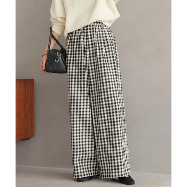 ジャーナルスタンダード レリューム（JOURNAL STANDARD relume）/《予約》［26SS新作］コットンツイルギャザーワイドパンツ