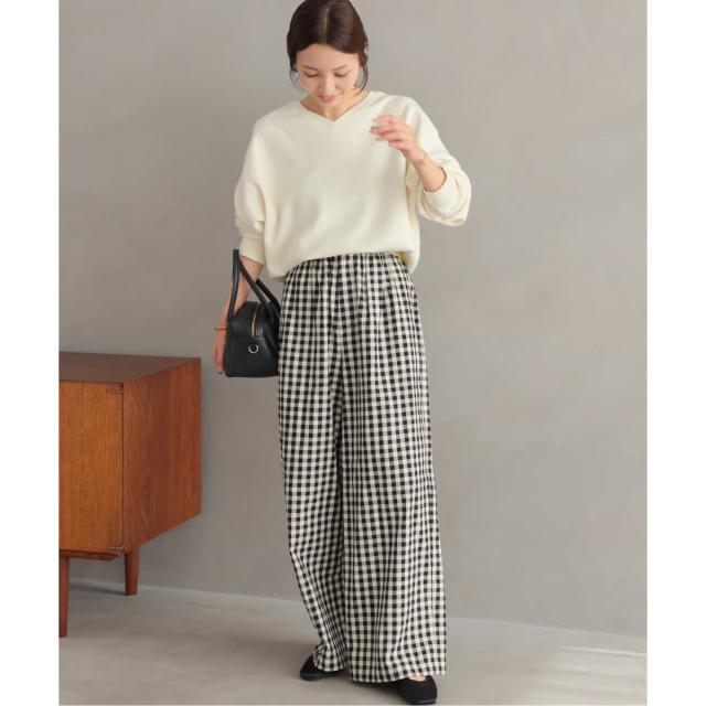 ジャーナルスタンダード レリューム（JOURNAL STANDARD relume）/《予約》［26SS新作］コットンツイルギャザーワイドパンツ