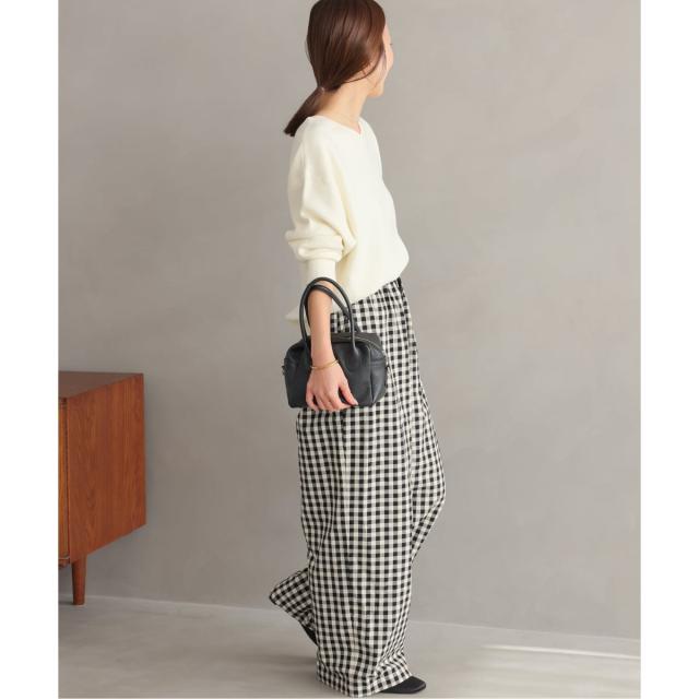 ジャーナルスタンダード レリューム（JOURNAL STANDARD relume）/《予約》［26SS新作］コットンツイルギャザーワイドパンツ