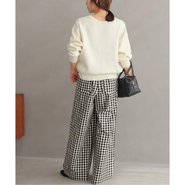 ジャーナルスタンダード レリューム（JOURNAL STANDARD relume）/《予約》［26SS新作］コットンツイルギャザーワイドパンツ