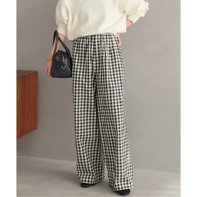 ジャーナルスタンダード レリューム（JOURNAL STANDARD relume）/《予約》［26SS新作］コットンツイルギャザーワイドパンツ