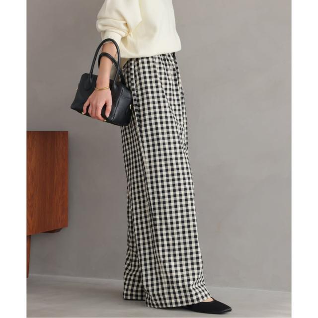 ジャーナルスタンダード レリューム（JOURNAL STANDARD relume）/《予約》［26SS新作］コットンツイルギャザーワイドパンツ