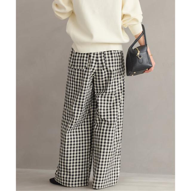 ジャーナルスタンダード レリューム（JOURNAL STANDARD relume）/《予約》［26SS新作］コットンツイルギャザーワイドパンツ