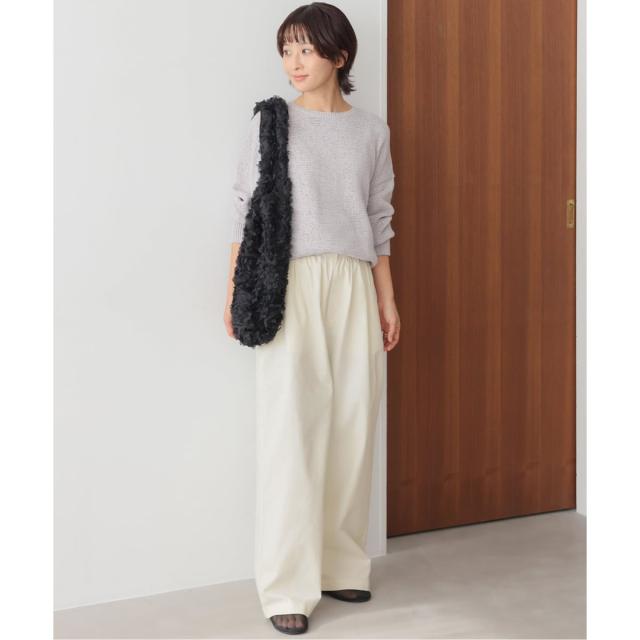 ジャーナルスタンダード レリューム（JOURNAL STANDARD relume）/《予約》［26SS新作］コットンツイルギャザーワイドパンツ