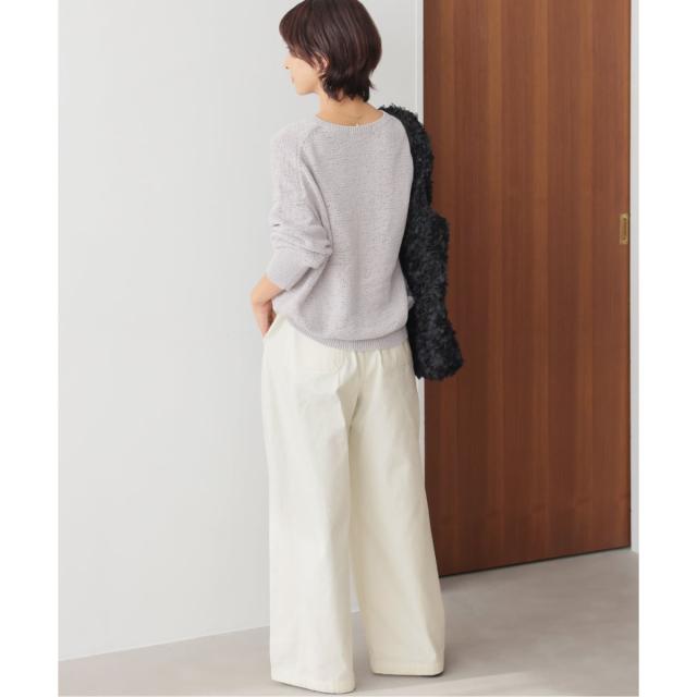 ジャーナルスタンダード レリューム（JOURNAL STANDARD relume）/《予約》［26SS新作］コットンツイルギャザーワイドパンツ