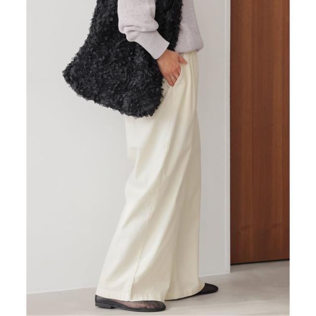 ジャーナルスタンダード レリューム（JOURNAL STANDARD relume）/《予約》［26SS新作］コットンツイルギャザーワイドパンツ