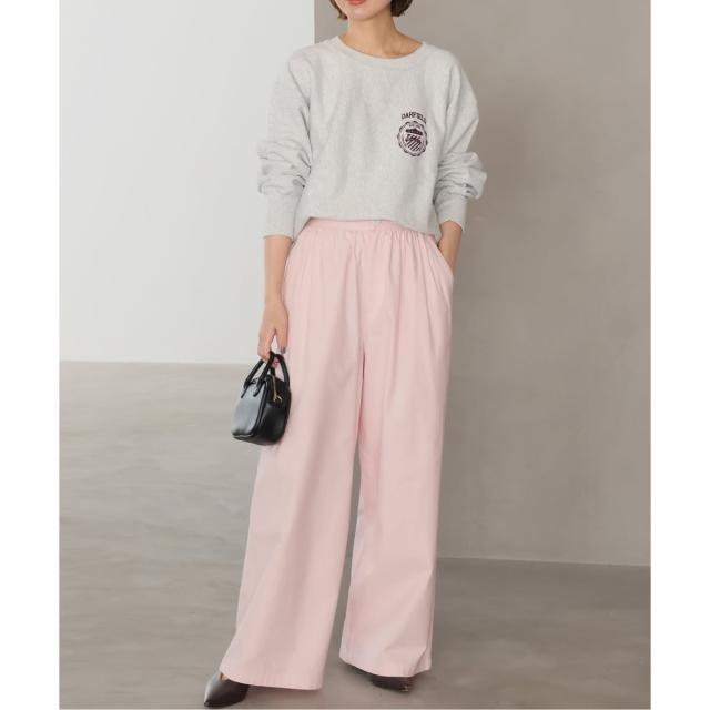 ジャーナルスタンダード レリューム（JOURNAL STANDARD relume）/《予約》［26SS新作］コットンツイルギャザーワイドパンツ