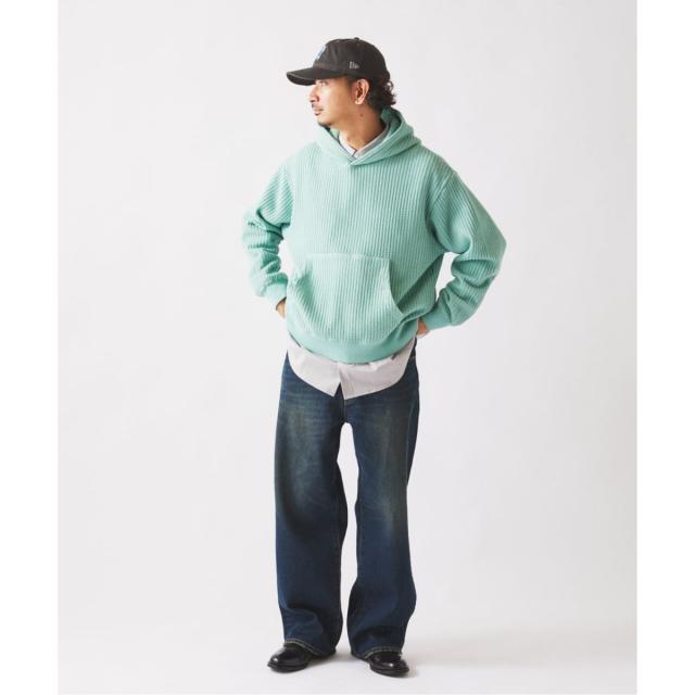 ジャーナルスタンダード レリューム（JOURNAL STANDARD relume）/《予約》ガーメントダイ ビッグワッフル パーカー