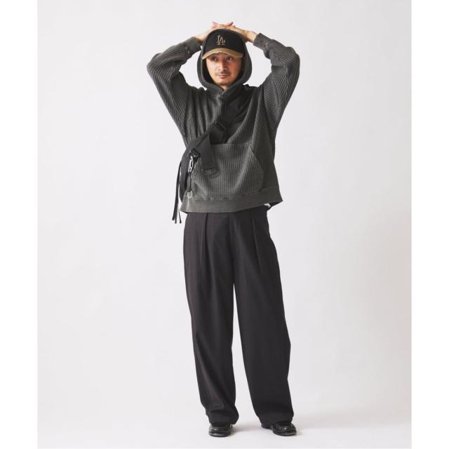 ジャーナルスタンダード レリューム（JOURNAL STANDARD relume）/《予約》ガーメントダイ ビッグワッフル パーカー